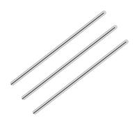 iMeistek 304 Stainless Steel Rods, 150mm Length Diameter 3mm Stainless Steel Solid Shaft Lathe Bar Stock for Gardening Decoration,Industry Machinery, DIY Crafts(3PCS )
