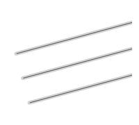 iMeistek 304 Stainless Steel Round Rod, 2mm x 250mm Metal Solid Round Shaft Rods for RC Model Cars, Gardening Decoration, DIY Crafts (3PCS)