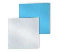 iMeistek 6063 Aluminium Sheet with Protective Film on Both Sides, 150mm x 150mm x 2 mm Wall Thick Square Aluminium Plate (2 PCS)
