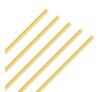 iMeistek Brass Rods 4mm Diamete,250mm Length Brass Solid Round Rod Bar for Handle Pins,DIY Crafts(5PCS)