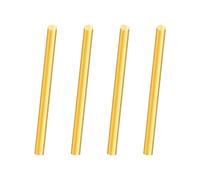 iMeistek Brass Rods,6mm Diameter 100mm Length Brass Solid Round Rod Bar for Lathe Bar Stock,RC Models DIY Crafts(4PCS)