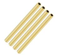 iMeistek Brass Tube, 7mm OD 1mm Wall Thickness 200mm Length Brass Round Tubes for DIY Crafts (4PCS)