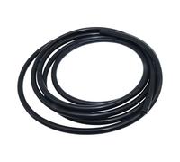 iMeistek Flexible Silicone Tubing,Inner Diameter 9mm,Outer Diameter 12mm,3 Metre Black Silicone Hose for Pumps and Air Hoses