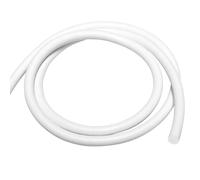 iMeistek Silicone Foam Seal Strip 5 mm Dia x 4 m, Round Silicone Sponge Rubber Weather Stripping Cord for Door and Window, Backer Rod, DIY Gasket, White