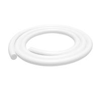 iMeistek Silicone Foam Seal Strip 8 mm Dia x 2 m, Round Silicone Sponge Rubber Weather Stripping Cord for Door and Window, Backer Rod, DIY Gasket, White