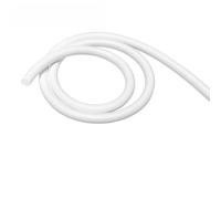 iMeistek Silicone Foam Seal Strip 8 mm Dia x 4 m, Round Silicone Sponge Rubber Weather Stripping Cord for Door and Window, Backer Rod, DIY Gasket, White