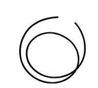 iMeistek Silicone Tube, 5mm ID 11mm OD 3mm Wall Thickness 2M Flexible Silicone Hose for Air Water Transfer Pneumatic Vacuum Black