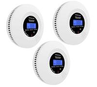 iMeistek Smoke and Carbon Monoxide Detectors, Combination Smoke and Carbon Monoxide Alarms for home,with Digital Display,EN 50291 &EN14604 Approved.3PCS