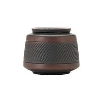 IMEITE Sugar Jar Purple Pottery Bulk Tea Storage Jar Household Kitchen Seasoning Ceramic Sealed Portable Small Tea Canister
