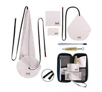Imelod Saxophone Cleaning kit with Case for Alto Tenor Clarinet Flute and other Wind & Woodwind Struments Including Sax Cleaning Cloth(4pcs),Mouthpiece Brush(Dark Gray)