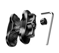 iMESTOU 1" Anti-Theft Double Socket Arm for RAM Mounts B-Size -Aircraft Aluminum Security Ball Joint Adapter with Tool-Less Adjustment, 2.5" Length, Compatible with 1" Ball Phone Mounts & Accessories