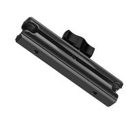 iMESTOU CNC Aluminum Motorcycle Handlebar Clamp w/Dual 1/4" Ports - Universal 1" Double Socket Arm Ball Mount for GoPro/RAM, Tool-Free Adjustable Phone/Camera Mount Accessory