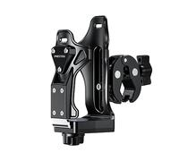 iMESTOU Motorcycle Cup Holder, ATV Water Bottle Holder, Compatible with 50-90 mm Diameter Cups and Drinking Bottles, with 1.3 cm - 4 cm Metal Clamp, Suitable for Bicycle, Scooter, Pram, Golf Cart