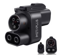 IMETAPLUS Upgraded for Tesla Supercharger to CCS1 Adapter - Max 500A/1000V, Fast Charging, NACS to CCS Compatible for Ford, Rivian and Most EVs, High Power EV Charging Solution