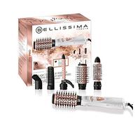 Imetec Bellissima My Pro GH18 1100 Air Modeller, Ceramic Brush Coating, 5 Accessories for Making Straight and Bright Hair, Soft Waves or Narrow Curls, 1000 W