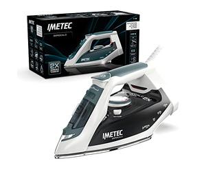 Imetec Zerocalc Z1 2500 Steam Iron 2200 Watts with Anti-Limescale Technology, Stainless Steel Plate High Softness & Steam 120 g - Energy Saving Technology Imetec Eco