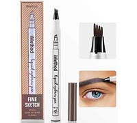iMethod Eyebrow Pen - iMethod Eyebrow Pencil with a Micro-Fork Tip Applicator Creates Natural Looking Brows Effortlessly and Stays on All Day, Dark Grey