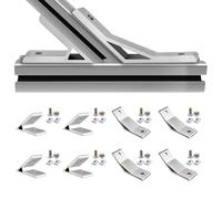 iMetrx 8 Pcs 4040 45 and 135 Degree Angle Corner Bracket Silver 4040 Extrusion Hardware T-Slot V-Slot Accessories with Screws and Nuts for 40x40 Aluminum Extrusion Connector 3D Printer Accessories