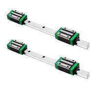 iMetrx HGR20 Linear Guide Rail Kit - 2 Pcs 600mm Rails + 4 Pcs HGH20CA Bearing Blocks High Precision, Anti-Rust for 3D Printers, CNC Routers, Lathes & DIY Automated Machines
