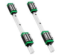 iMetrx HGR20 Linear Guide Rail Kit - 2 Pcs 800mm Rails + 4 Pcs HGH20CA Bearing Blocks High Precision, Anti-Rust for 3D Printers, CNC Routers, Lathes & DIY Automated Machines