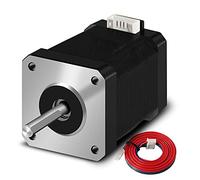 iMetrx Nema 17 Stepper Motor 42x48mm 1.5A-3.8V 2 phase 4 wires 1.8 degrees with 1Meter cable for 3D Printer Motors