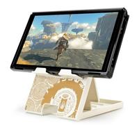 imeux Compact Switch Stand, Portable Foldable Replacement Multi-Angle Holder Playstand for Nintendo Switch/Switch Lite/Switch OLED/Steam Deck, for Zelda Tears of The Kingdom
