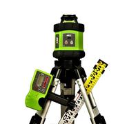 Imex E60 Rotating Laser Level Kit with Tripod, Staff & LR1 Detector