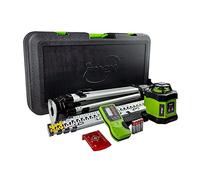 Imex E60 400m Red Rotary Laser Level + LR1 Receiver + Tripod + 2m Staff + Case
