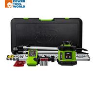 Imex E60 Rotating Laser Level Kit with Tripod, Staff & LR1 Detector