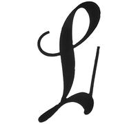 IMEX EL ZORRO 13412 Letter L (120 x 3mm), one Size