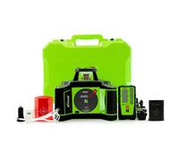 Imex I66R 400M Range Rotating Laser Level + Lrx6 Receiver X2 Batteries Hard Case
