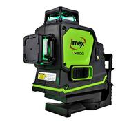 Imex LX3DG Green Beam Cross Line Laser Level 360 Degree Multi Line Laser Cased