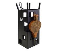 Imex The Fox 10046 - Game for Fireplace, Square (Useful INOX and Bellows, 50 x 20 x 20 cm)