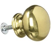 Imex The Fox b-76085 Knob - Smooth Brass Brightness, 30 mm)
