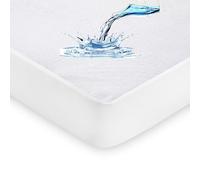 IMFAA 100% Waterproof 4-FT Mattress Protector- Extra Deep 40Cm Stretch Skirt-Small Double Terry Towel Mattress Protector-Washable,Anti Allergy and Breathable Fitted Mattress Cover.(4-FT(122x190+40)Cm)