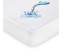 IMFAA 100 Waterproof Mattress ProtectorExtra Deep 40 Cm Stretch Skirt Terry Towel Double Bed Mattress Protector - Washable Anti Allergy and Breat