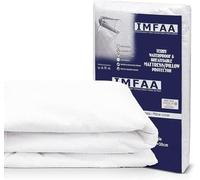 IMFAA 40CM/16" Extra Deep Terry Towel 100% Water Proof Mattress Protector Topper Cover, Non Noisy, Anti Bacterial King-40. (King)
