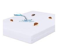 IMFAA Fully Zipper Encasement Anti Bug Bed & Anti allergy 100% waterproof Mattress Protector/full Cover (2xPack-S-King(182x200+40) Cm)