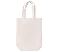 IMFAA Heavy Duty 100% Cotton Canvas Reusable Strong Shoulder/Hand Tote Shopping Bags (Pack-3, Natural)