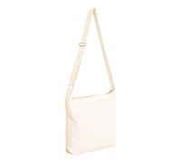 IMFAA Hobo Bag Women Canvas Crossbody Bag Large Capacity Zipped Shoulder Bag Ladies Large Cotton Tote Handbag Girls Shopping Bag (White Pack-1)