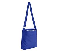 IMFAA Hobo Bag Women Canvas Crossbody Bag Large Capacity Zipped Shoulder Bag Ladies Large Cotton Tote Handbag Girls Shopping Bag (Blue Pack-1)