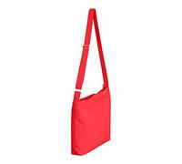 IMFAA Hobo Bag Women Canvas Crossbody Large Capacity Zipped Shoulder Bag Ladies Large Cotton Tote Handbag Girls Shopping (Red Pack-5)