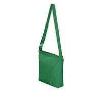 IMFAA Hobo Bag Women Canvas Crossbody Large Capacity Zipped Shoulder Bag Ladies Large Cotton Tote Handbag Girls Shopping (Green Pack-5)