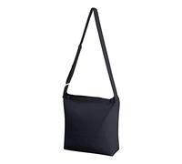 IMFAA Hobo Bag Women Canvas Handbag Crossbody Bag Large Capacity Zipped Shoulder Bag Ladies Large Cotton Tote Handbag Girls Shopping Bag (Black Pack-5)