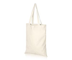 IMFAA Large Cotton Canvas Reusable Shoulder/Hand Tote Shopping Bags in different designs (Natural, 1)