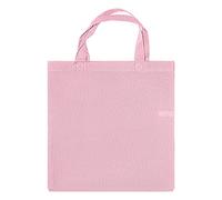 IMFAA Pack of 10 Premium Quality Long Lasting 100% Cotton Canvas Tote Reusable Shopping Bags Ideal for Printing and Embroidery (Pink,Large 50x40x60)