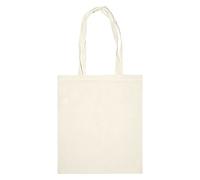 IMFAA Plain Tote Medium(40x36+60) Cm Cotton Canvas Reusable Shoulder/Hand Tote Shopping Bags. (Pack-10, Natural)