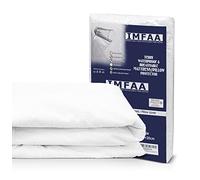 IMFAA Single-30CM Deep Terry Towel Mattress Protector Topper Cover, 100% Water Proof, Non Noisy, Anti Bacterial.(Single-30)