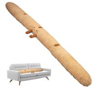 imFreienawn Bread Pillow Cute Plush 47" Long Food Plushies Soft Cartoon Body Pillow for Sleeping Hugging Decorative Zippered Washable Full Body for Bed, Couch Bread