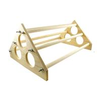 imFreienawn Chicken Perch Woodern Chicken Brooder Reusable Roost Practical Roosting Bars Multifunctional Toys for Coop Baby Chicks, Hens Traning 16.1 * 10.6 * 7.1inch Roost